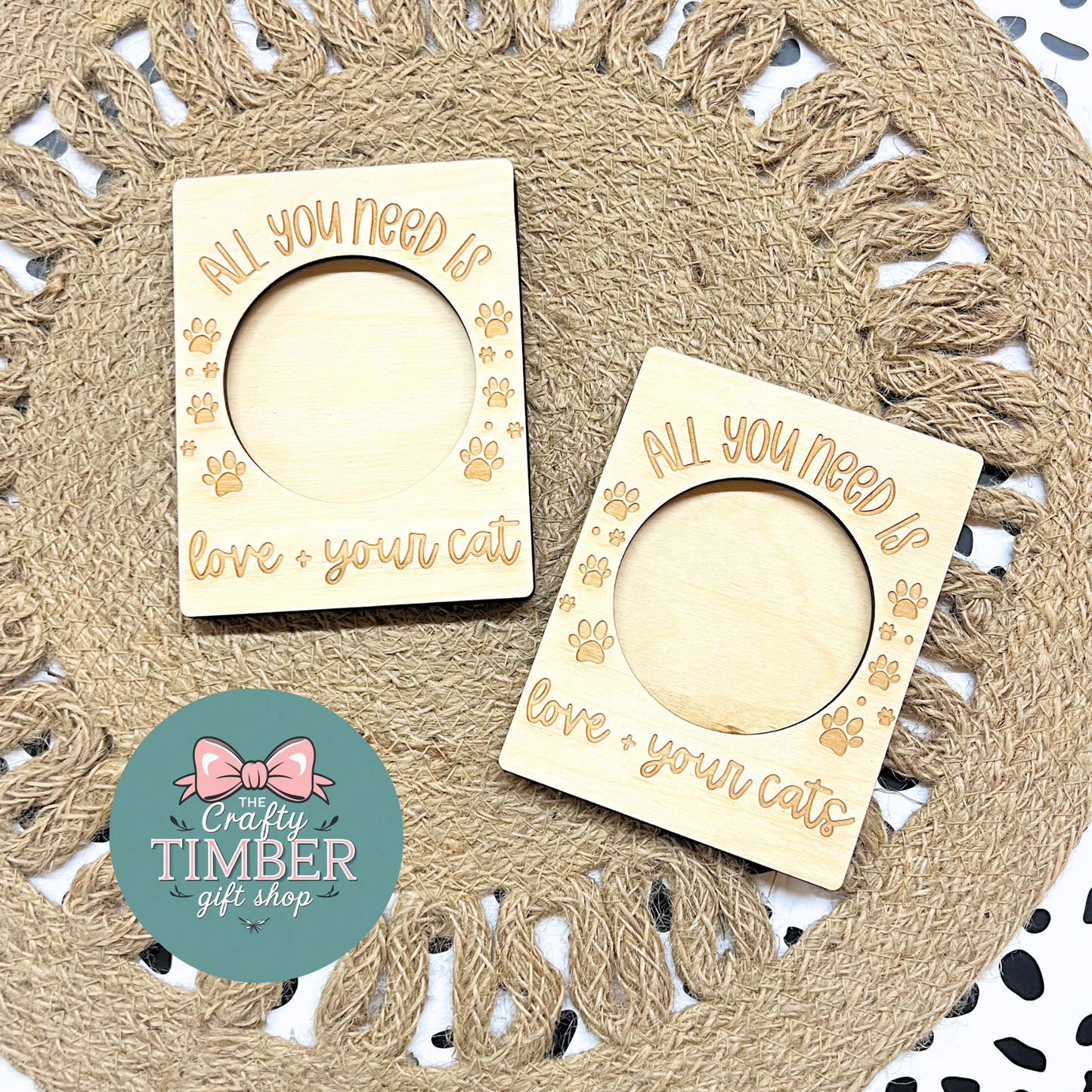 Cat Photo Frame Magnet
