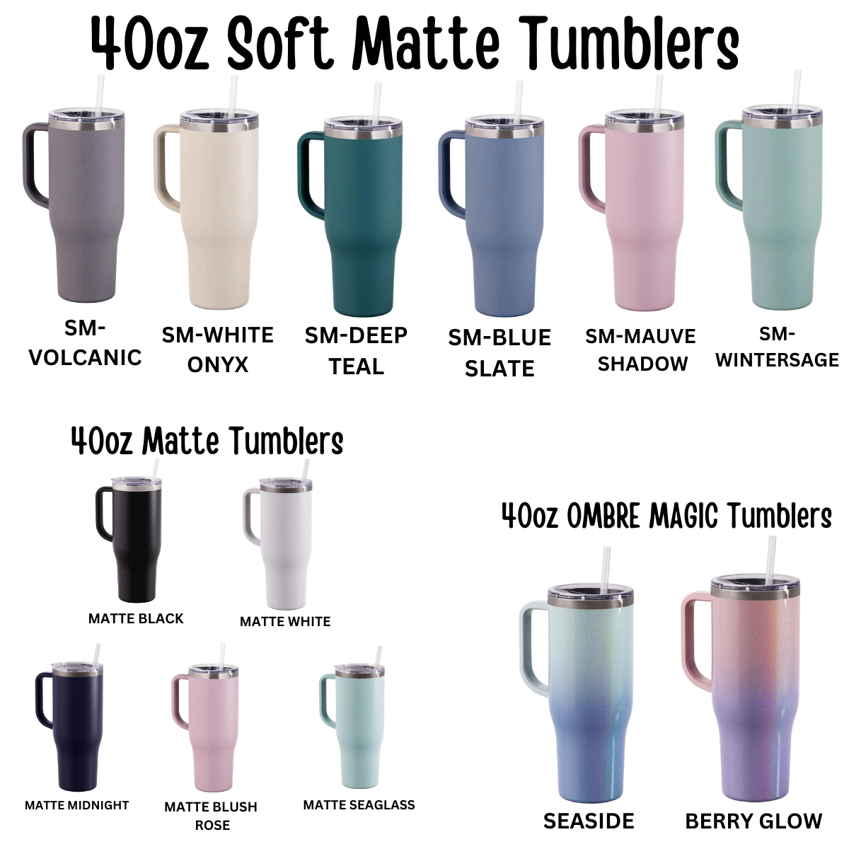 40oz Hidden Swear Word Tumbler With Handle - Mandala Tumbler - Cuss Word Tumbler - Laser Engraved Tumbler