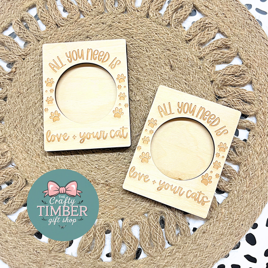 Cat Photo Frame Magnet
