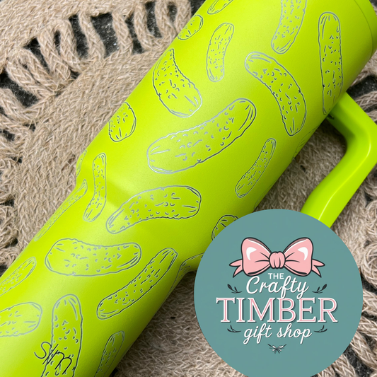 40oz Simple Modern Pickle Tumbler with Handle